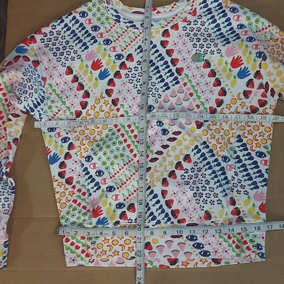 Champion X Susan Alexandra UO Reverse Weave All Over Print Sweatshirt S Casual - Picture 5 of 8